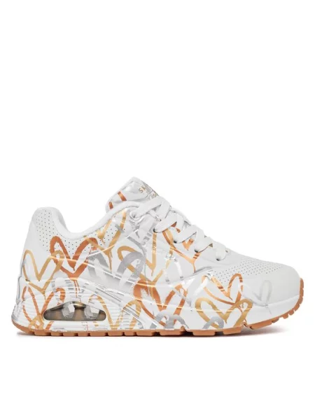 Tenisice Skechers Metallic Love White/Gold bijela