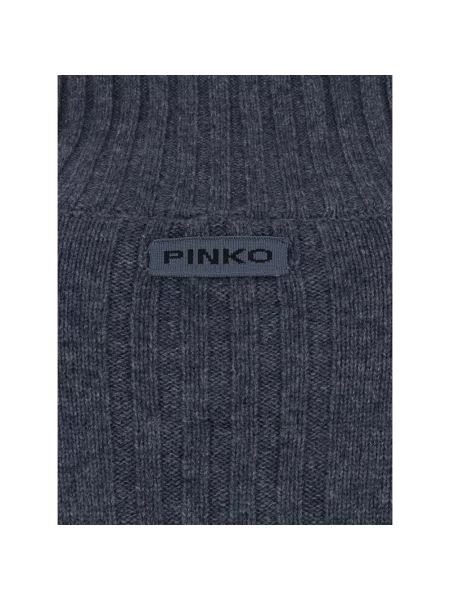 Sweter Pinko wełniany szary
