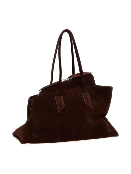 Torebka The Attico skórzana brązowa