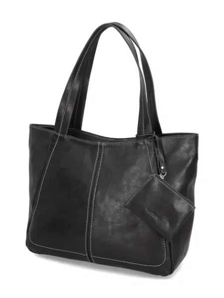Lazzarini kabelka Shopper černá