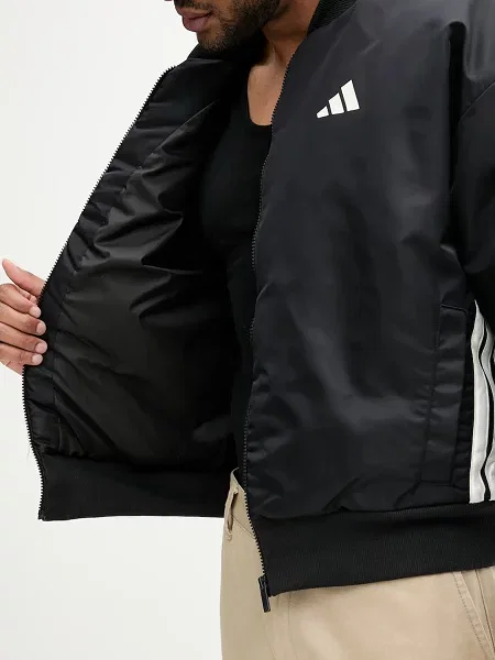 Бомбер Adidas черный