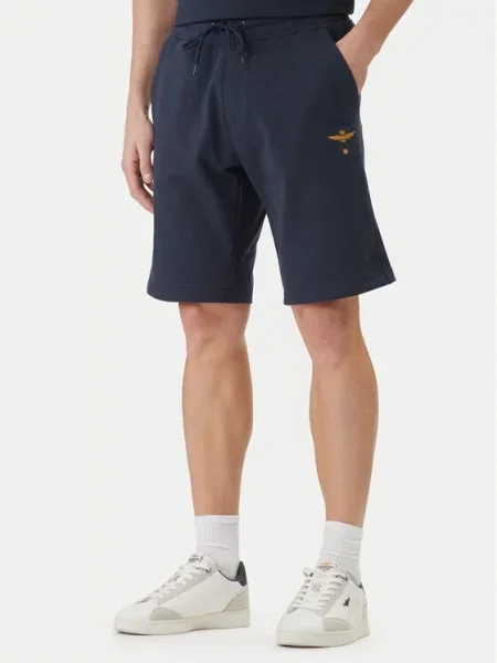 Aeronautica Militare Szorty sportowe Granatowy