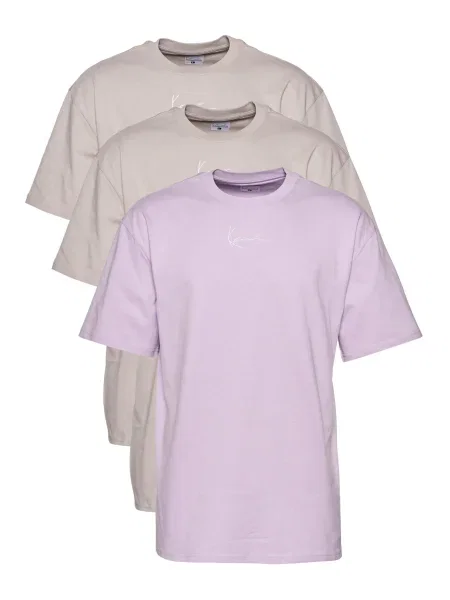 Karl Kani Tricou pielii / mov orhidee alb