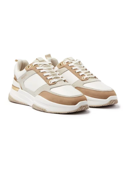 Sneakersy Mallet London zamszowe beżowe