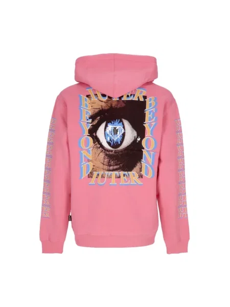 Bluza z kapturem Iuter różowa
