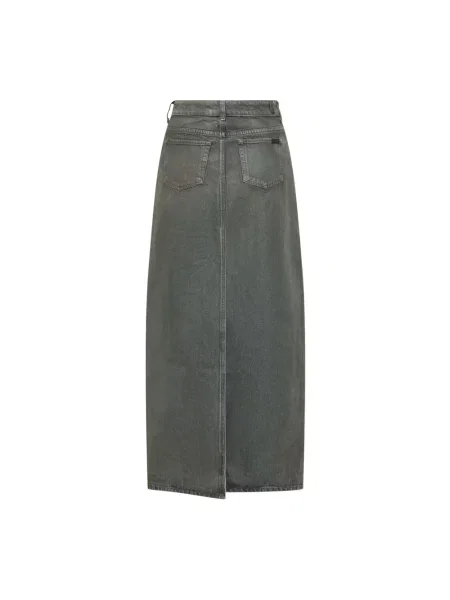 Długa spódnica maxi 7 For All Mankind szara