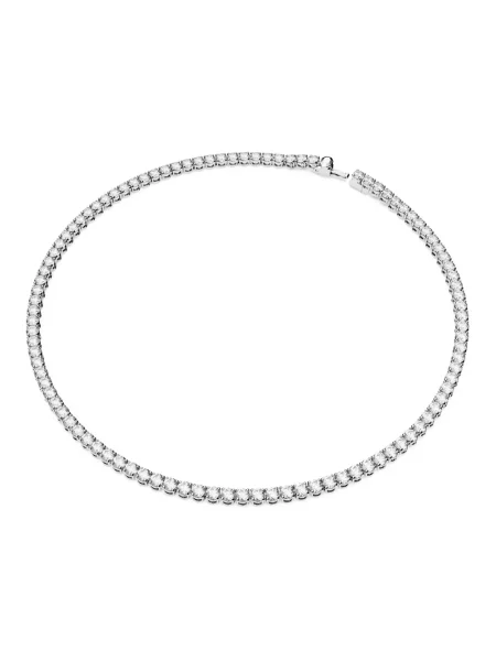 Naszyjnik Swarovski do tenisa biały
