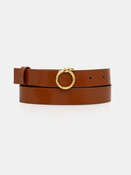 Кожен Trussardi кафяво