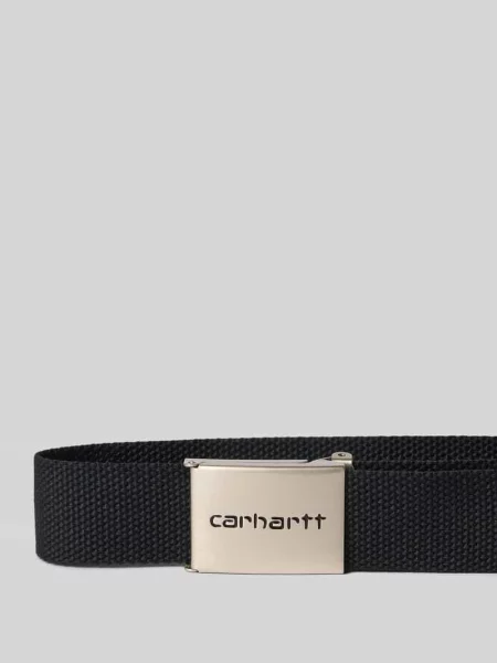 Pasek Carhartt Work In Progress z paskiem casual czarny