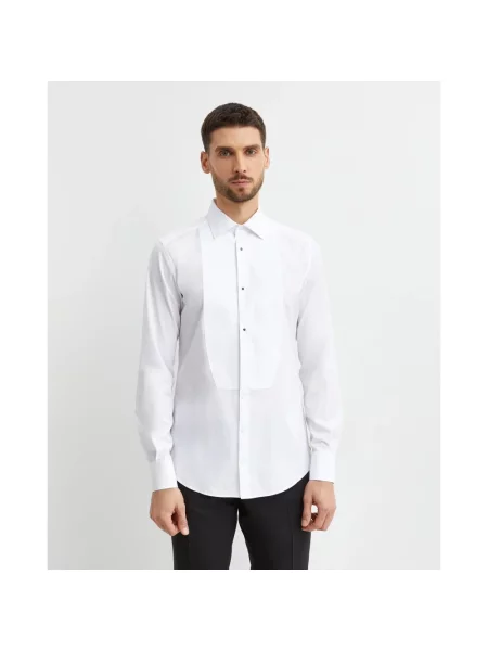 Koszula Dolce And Gabbana z kołnierzem biała