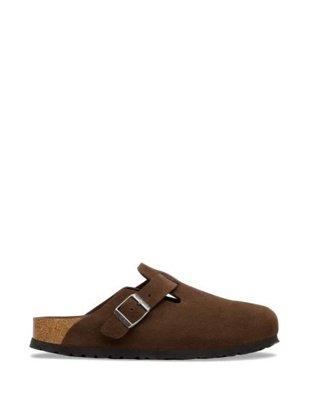 Papuci de casă Birkenstock cu bretele maro