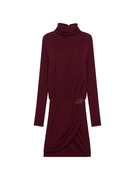 Rochie mini Blumarine drapată roșu