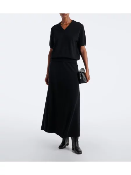 Pulover Extreme Cashmere din cașmir negru