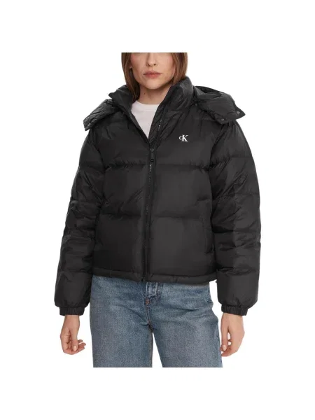 Džínsová bunda Calvin Klein Jeans čierna