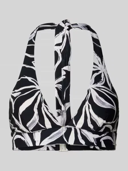 Góra od bikini z wzorem na całej powierzchni Marc O'polo czarne