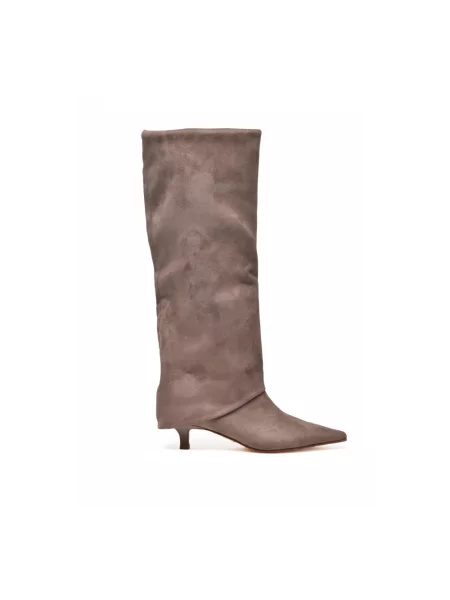 Botki Steve Madden zamszowe beżowe