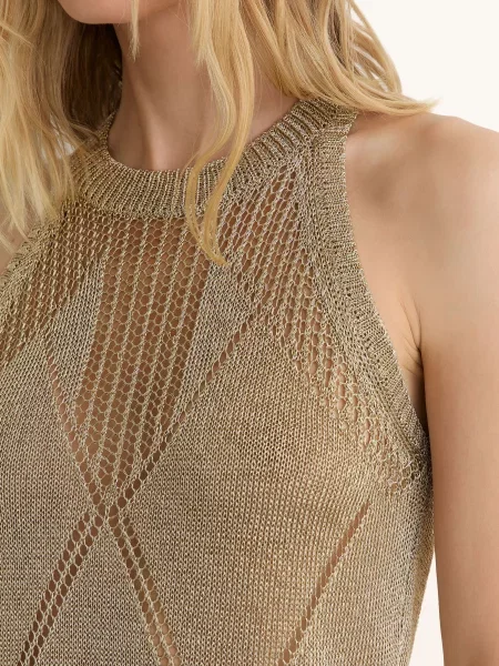 Dzianinowy top Reiss
