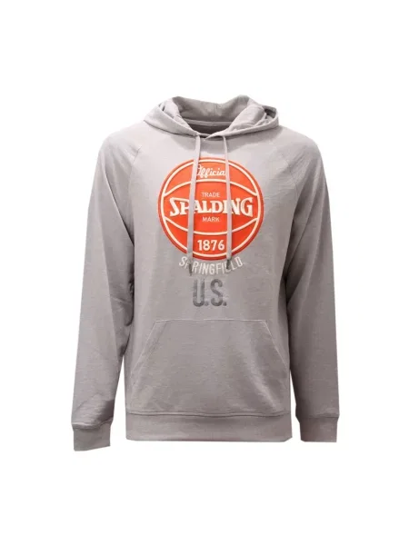 Bluza z kapturem Spalding z kapturem szara
