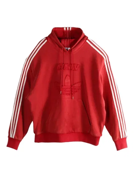 Чорапи Adidas бродирани на райета зелено