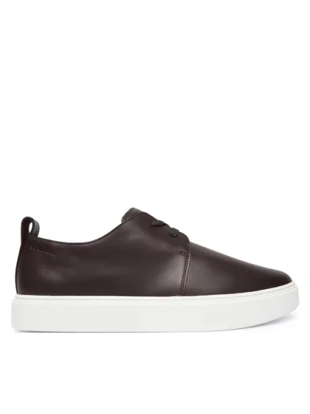 Sneakersy Calvin Klein hnědé