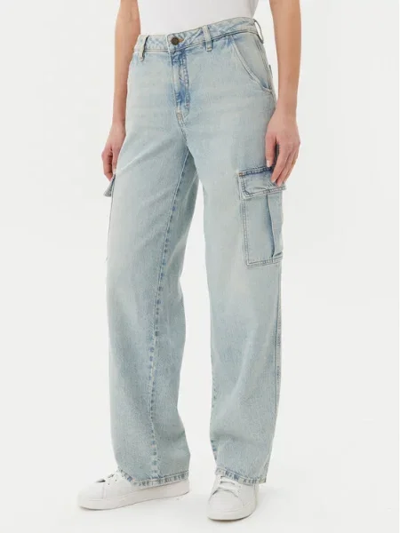Guess Jeans Jeansy Błękitny niebieskie