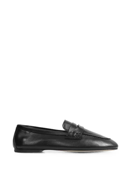Kožené loafers Dear Frances černé
