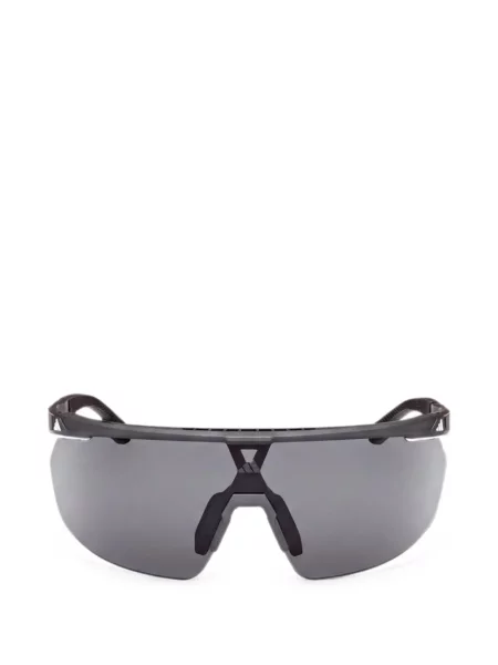 Ochelari de soare Adidas cu imprimeu geometric alb