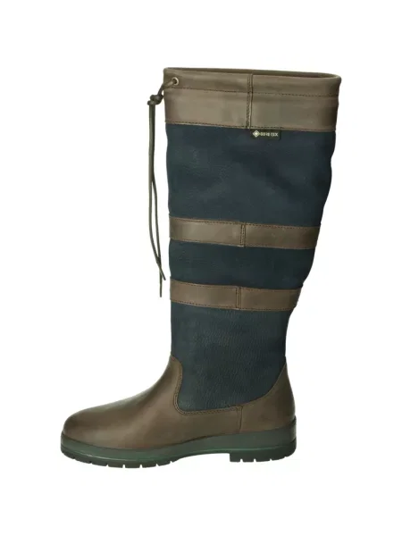 Kozaki Dubarry zamszowe niebieskie