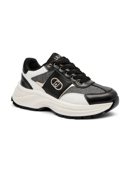 Liu Jo Teniși din piele EVA 02 negru