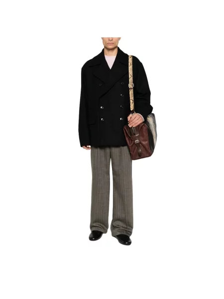 Płaszcz Dries Van Noten czarny