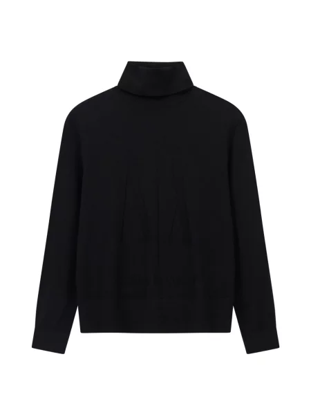 Lniany golf golf Armani Exchange czarny