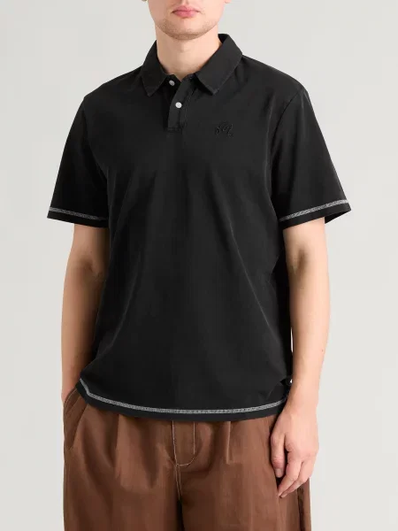 Koszulka polo Malbon czarna