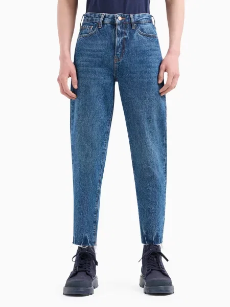 Бойфренди Armani Exchange синій