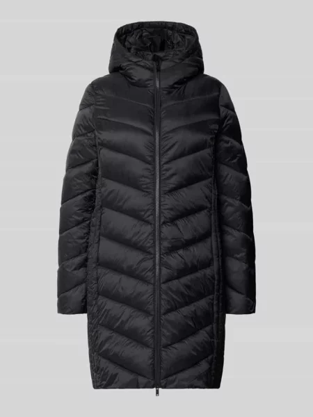 Kurtka w stylu puffer o kroju slim fit z pikowaniem Jake*s Casual czarna