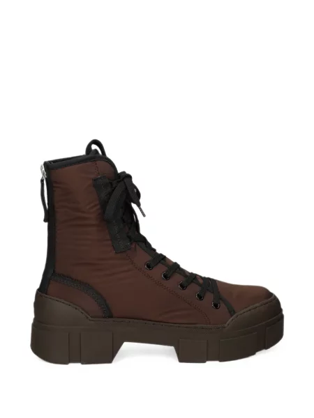 Botine Vic Matié cu șireturi din dantelă chunky maro