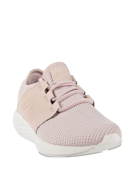Papuci New Balance din piele de căprioară negru