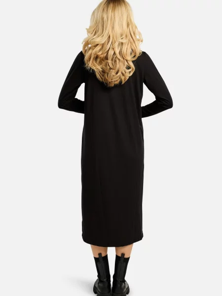 Liberte Essentiel Rochie ALMA-LS-TSHIRT negru