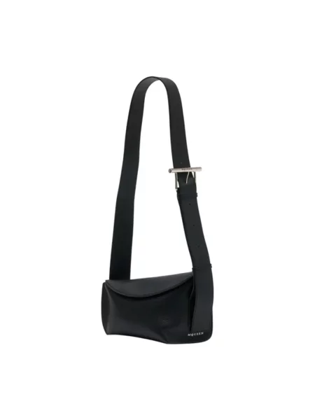 Torba Alexander Mcqueen skórzana czarna