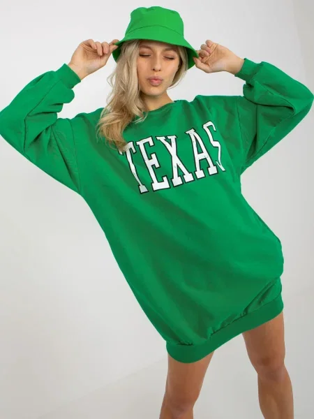 Hanorac Fashionhunters verde