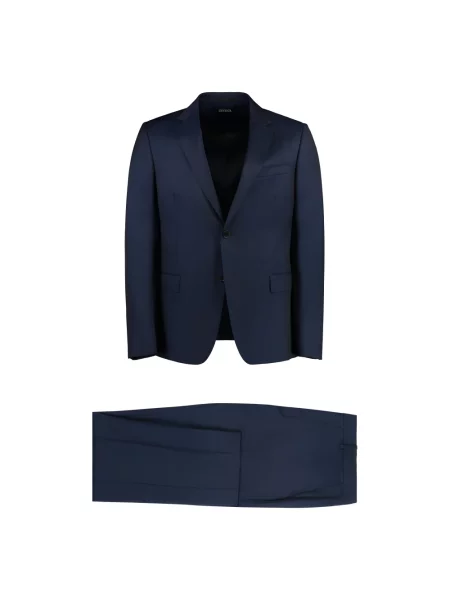 Garnitur Ermenegildo Zegna niebieski