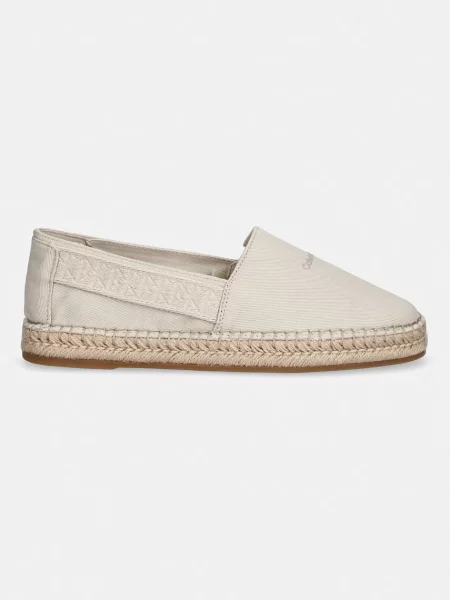 Espadrile Calvin Klein Espadrille Webbing Cv Écru bež