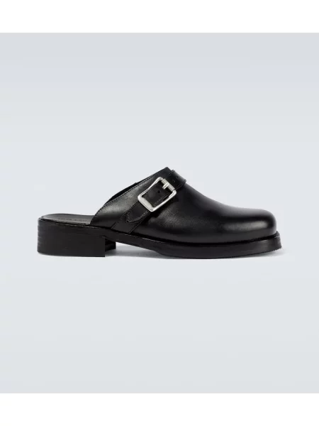 Usnjene mules Our Legacy črna