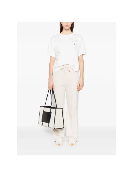 Spodnie Weekend Max Mara beżowe