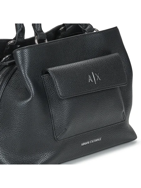 Geantă shopper Armani Exchange negru