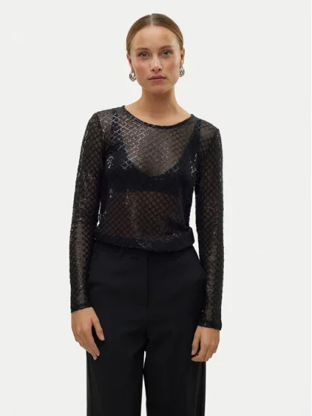 Vero Moda Bluză Safina negru
