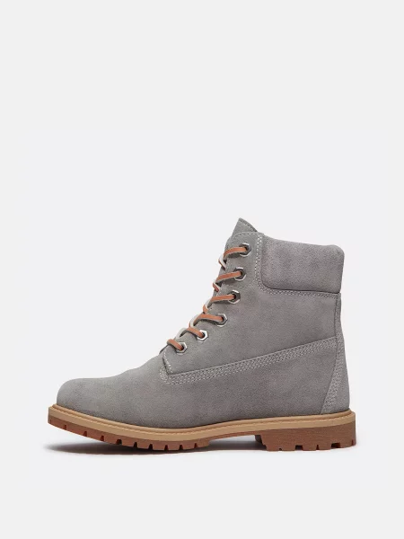Замшевые ботинки Timberland серые