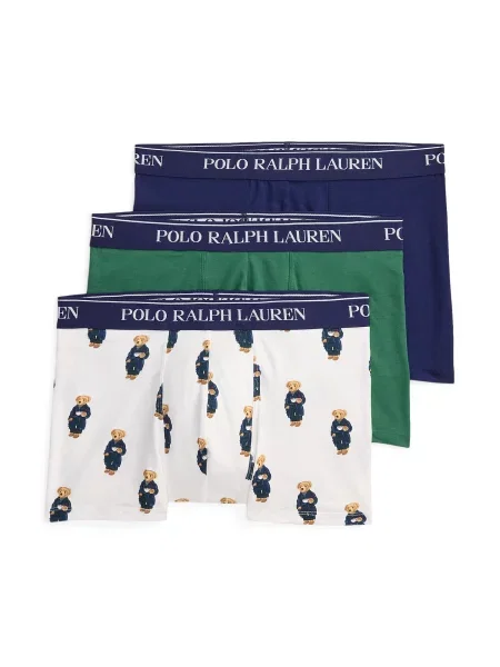 Polo Ralph Lauren Boxeri Classic bej / bleumarin / verde alb