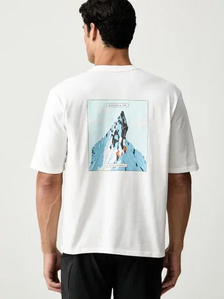 Salewa tricou pentru trekking bărbătesc cu EAGLE PEAK alb
