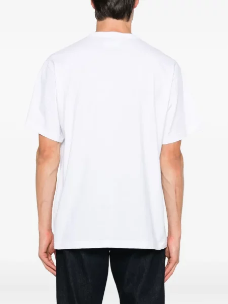Tricou Versace Jeans Couture cu imagine alb