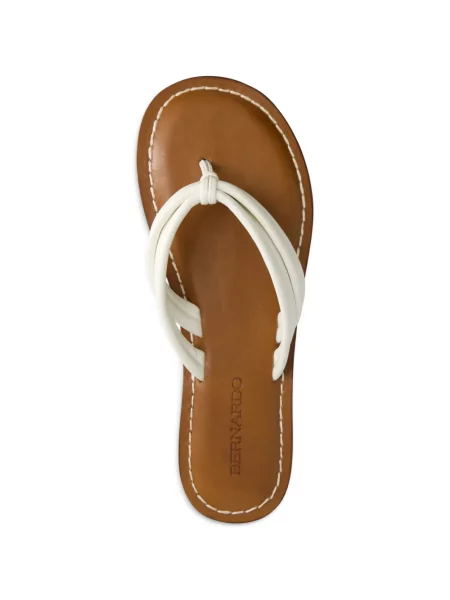 Sandale Bernardo din piele alb